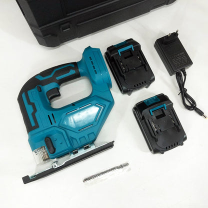 Аккумуляторный бесщеточный лобзик 24V с 2 АКБ в пластиковом кейсе с регулировкой скорости и угла наклона