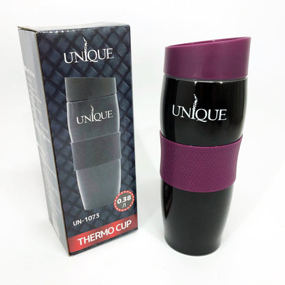 Термокружка UNIQUE UN-1073 0.38 л, Путешественнический термос, Фляга для пикника. Цвет: фиолетовый