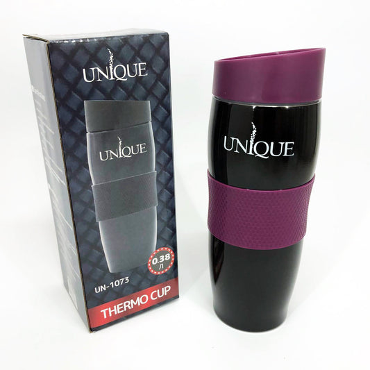 Термокружка UNIQUE UN-1073 0.38 л, Путешественнический термос, Фляга для пикника. Цвет: фиолетовый