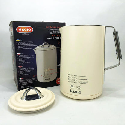 Электрочайник Magio MG-516, 1.5 л, 1500 Вт, с двойными стенками