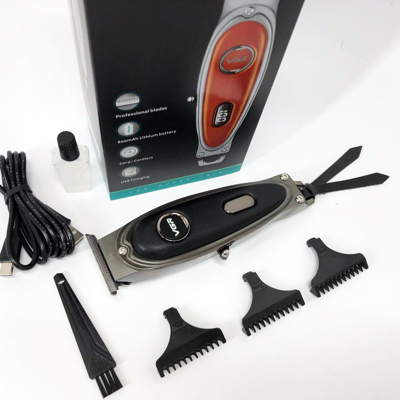 Триммер VGR V-263 BLACK. Цвет: черный