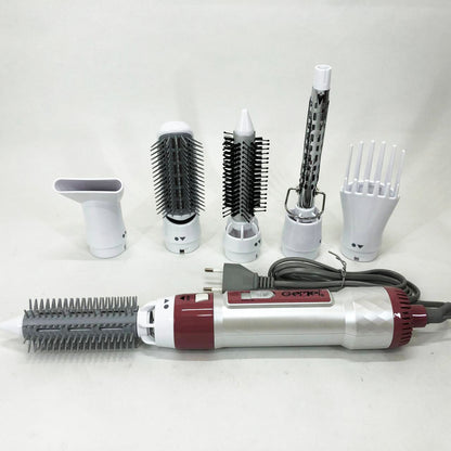 Фен для волос стайлер с насадками Gemei GM-4836 7 в 1, Фен-стайлер с различными насадками