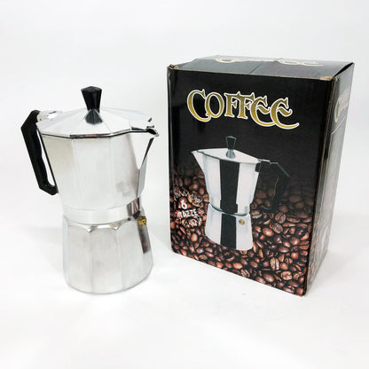 Кофеварка гейзерная из нержавеющей стали UNIQUE UN-1912 270 мл, Гейзерная кофеварка 3 чашки