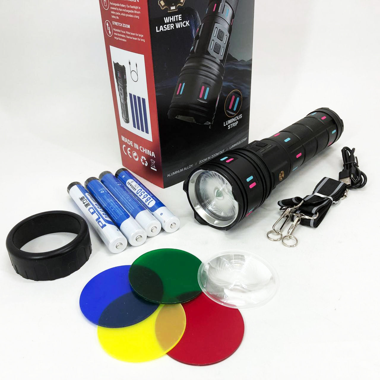 Фонарь AK177-WHITE LASER LED PM60-TG, Топ-фонарик фонарик светодиодный аккумуляторний портативный