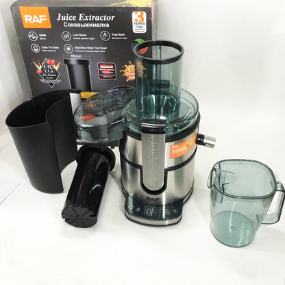 Электрическая соковыжималка RAF R.2700 для цитрусовых, фруктов и овощей с емкостью для сока 1.1 л 800 Вт