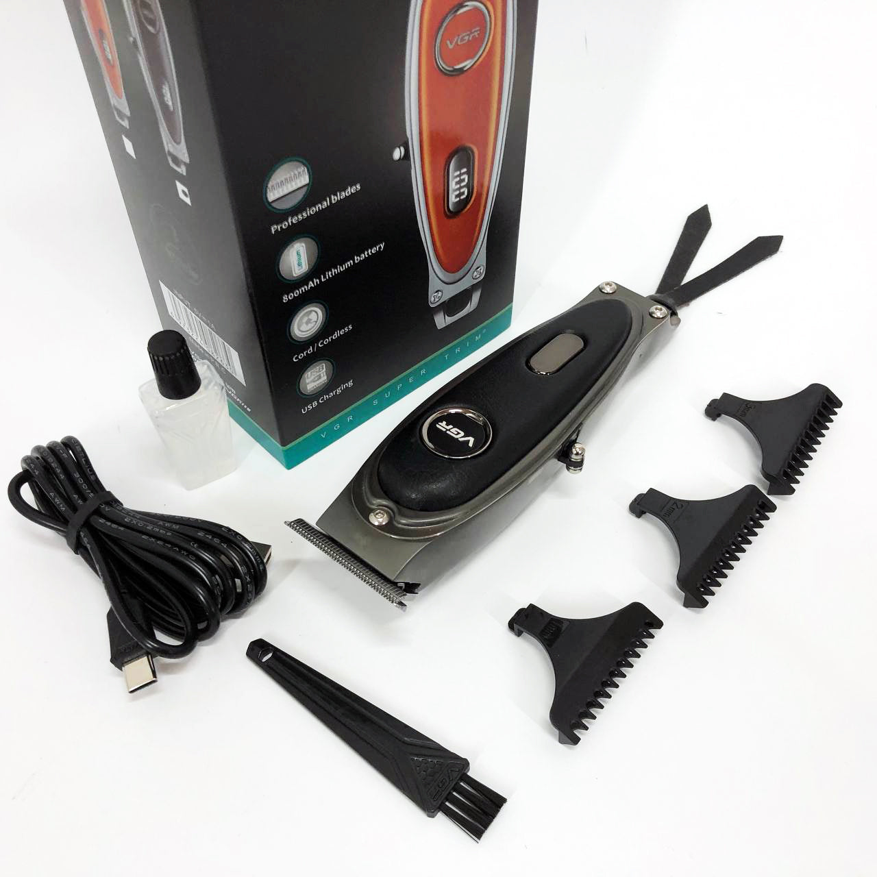 Триммер VGR V-263 BLACK. Цвет: черный