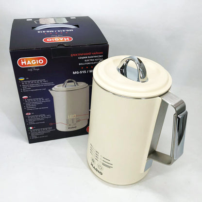 Электрочайник Magio MG-516, 1.5 л, 1500 Вт, с двойными стенками