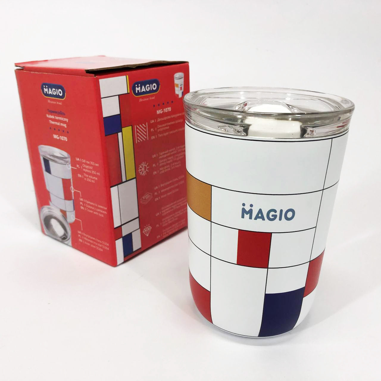 Термокружка Magio MG-1070 0.35 л, Термокружка для детей, Термос для питьевой воды, Термос для кофе