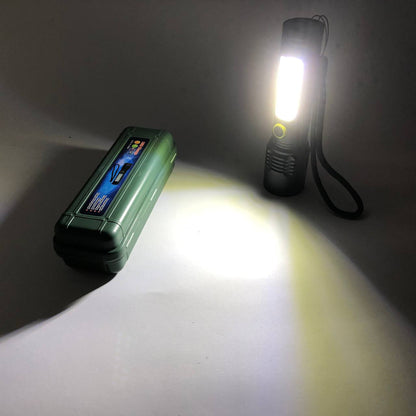 Фонарик BN-537-TG+COB (White+red), Тактичный фонарь ручной, Топ-фонарик, Фонарик полис