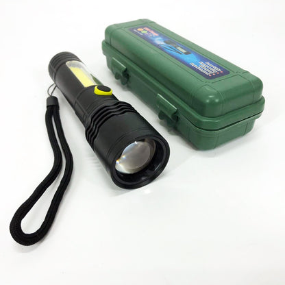 Фонарик BN-537-TG+COB (White+red), Тактичный фонарь ручной, Топ-фонарик, Фонарик полис