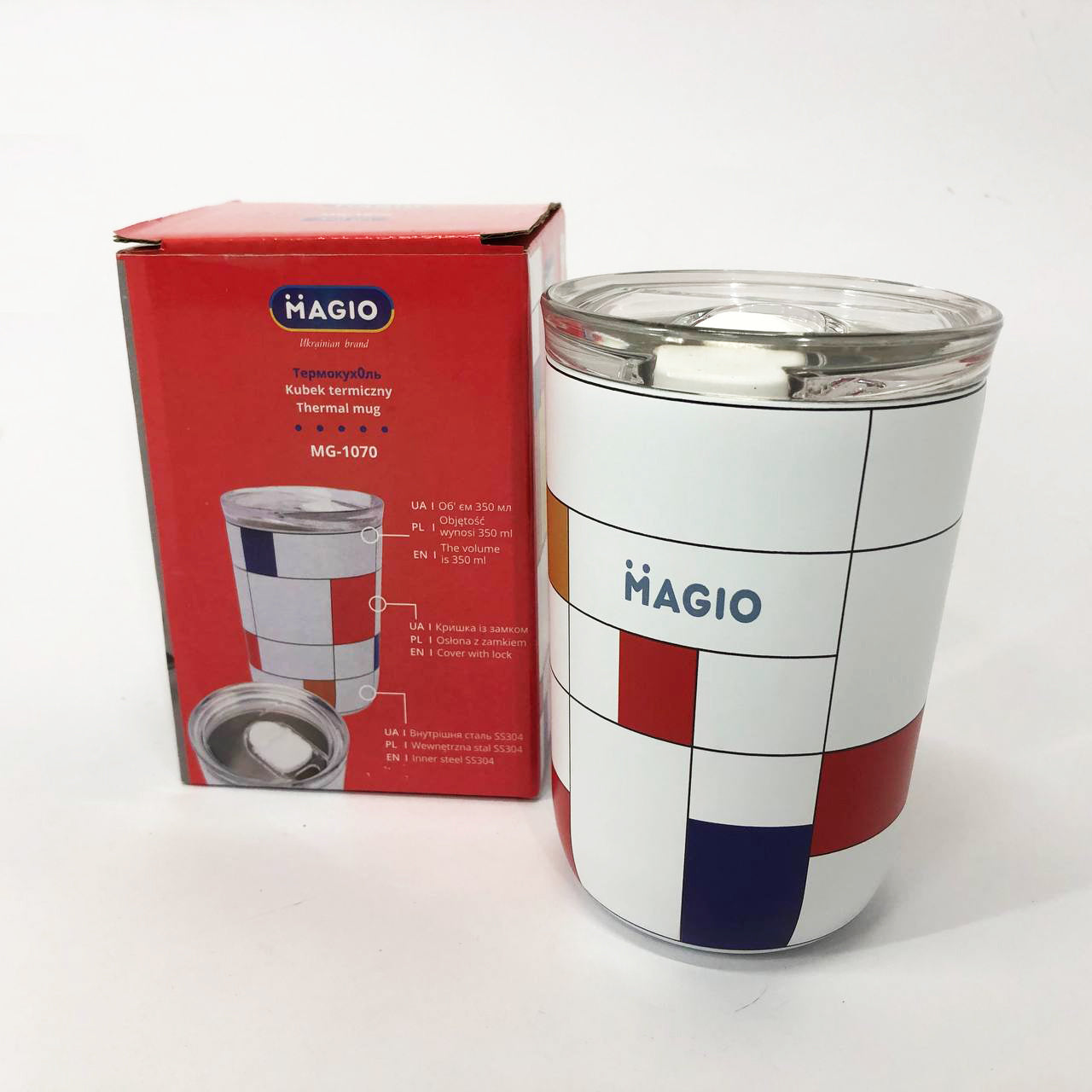 Термокружка Magio MG-1070 0.35 л, Термокружка для детей, Термос для питьевой воды, Термос для кофе