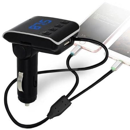 FM модулятор HZ H22 BT для авто с Bluetooth, Авто трансмиттер от прикуривателя, Блютуз фм передатчик