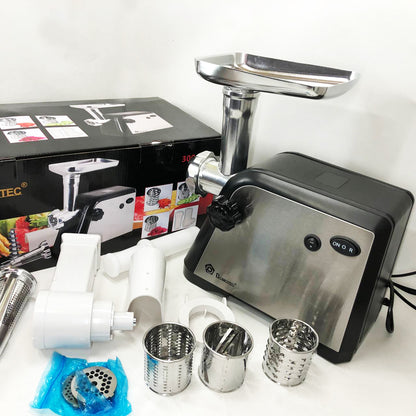 Электрическая мясорубка Domotec MS-2020 с насадкой для томатов и терками 2600 W