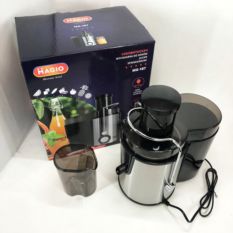 Соковыжималка центробежная MAGIO MG-187, соковыжималка универсальная электро, соковыжималка на стакан