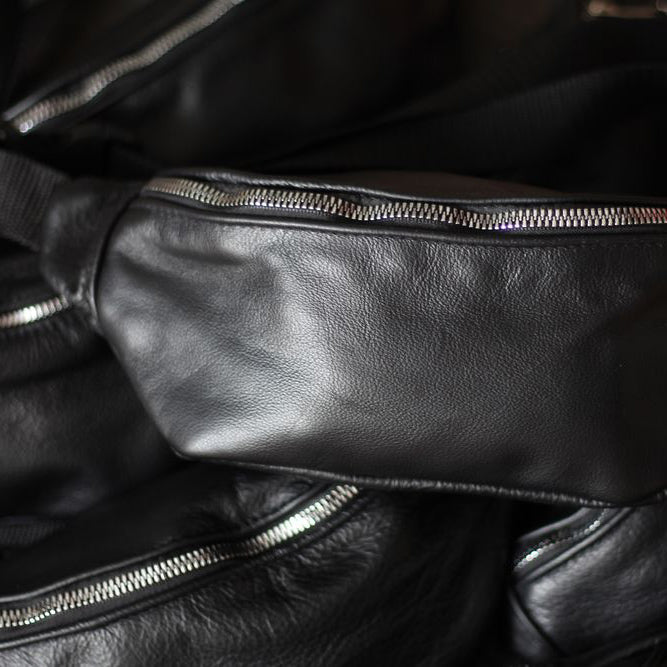 Бананка кожаная. Сумка на пояс из кожи, Универсальная сумка нагрудная, Практичная сумка на пояс