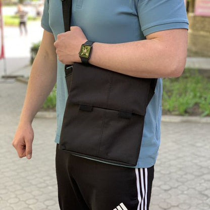 Борсетка сумка через плече, Чоловічі сумки через плече, Месенджер тканинний, Сумка кобура наплічна