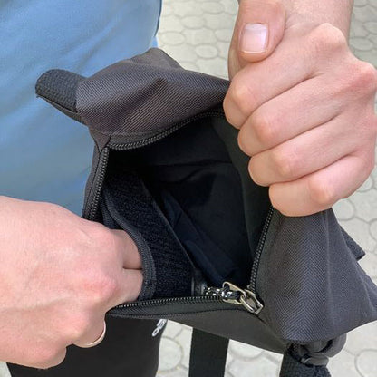 Сумка мессенджер С КОБУРОЙ. Тактическая сумка из ткани, сумка кобура через плечо, сумка тактическая наплечная