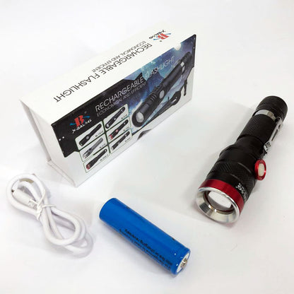 Фонарик тактический ручной Bailong BL-736-T6, фонарик светодиодный ручной аккумуляторный портативный