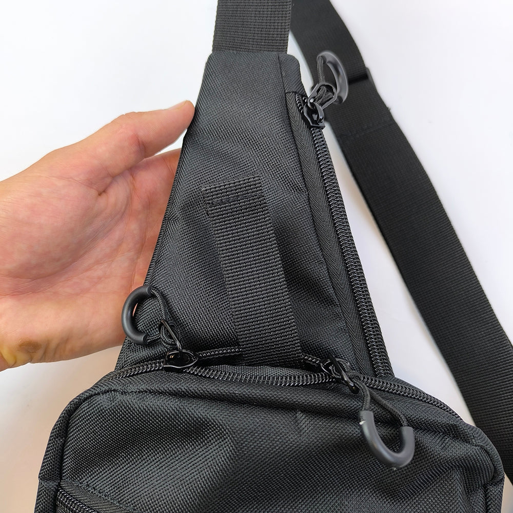 Тактична сумка на плече із кобурою, система MOLLE, патч-панель, Cordura