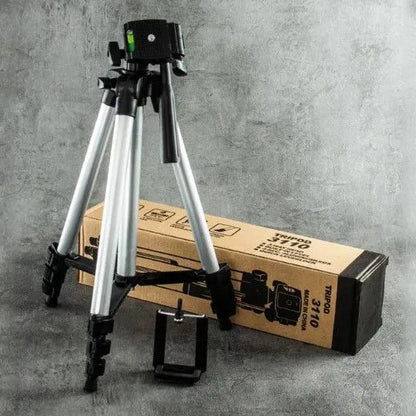 Штатив для телефона и фотоаппарата Tripod 3110 PRO портативный трипод 0,35-1.02м высота. Цвет: серебряный