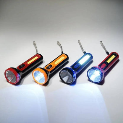 Ручний ліхтар (2 режими роботи) Tiross TS-1851 - економічний акумуляторний ліхтарик. Колір: мікс