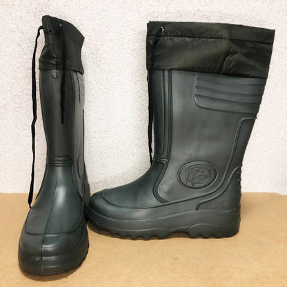 Сапоги мужские резиновые высокие утепленные с подвязкой 44 размер (29 см), сапоги резиновые для рыбалки