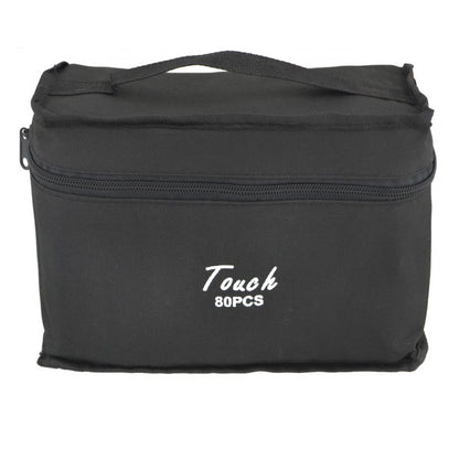 Двусторонние маркеры touch, двусторонние маркеры 80 шт, Професиональные маркеры для графики и живописи