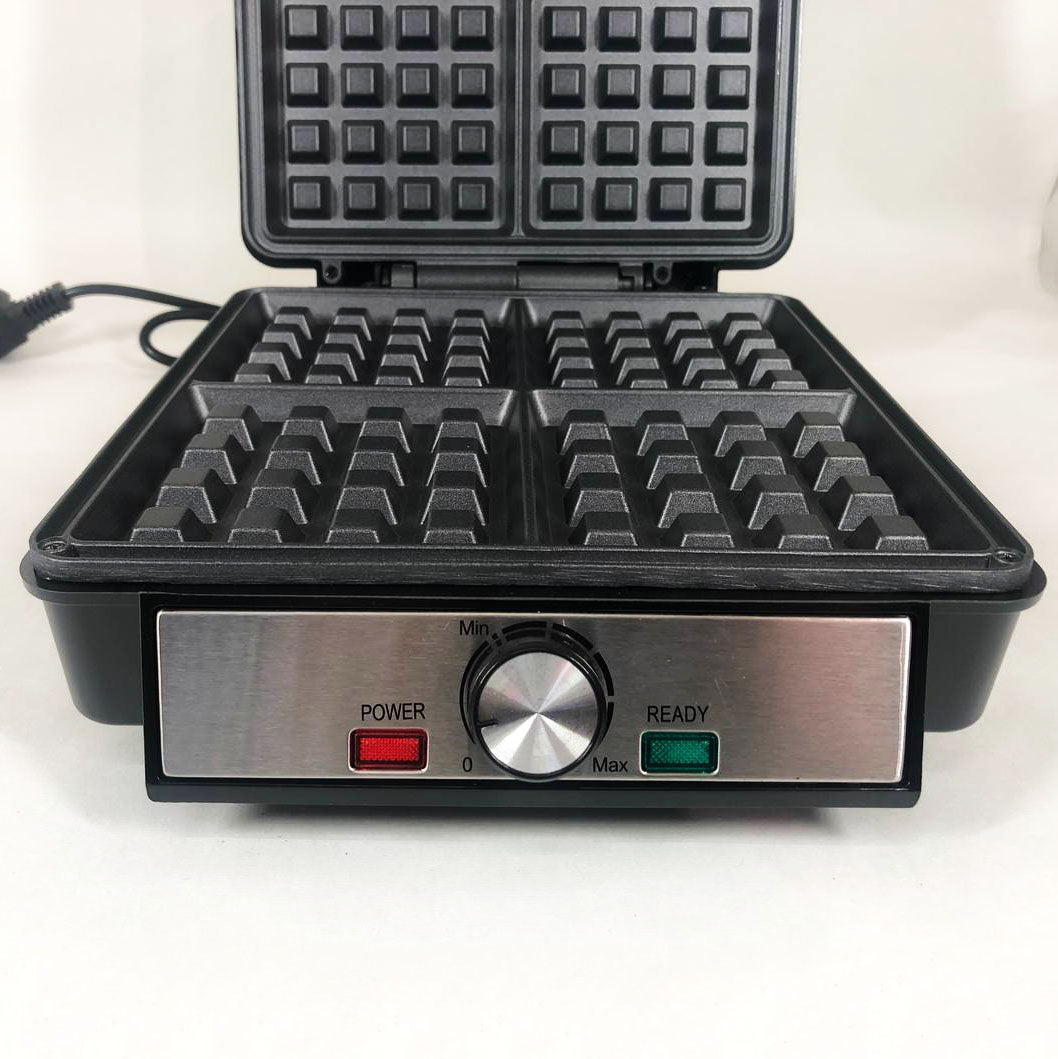 Электровафельница для бельгийских вафель SeaBreeze SB-0101 1200 Вт, Качественная вафельница для вафель