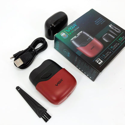 Электробритва VGR V-345. Цвет: красный