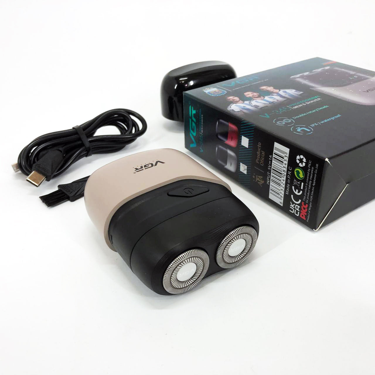 Электробритва VGR V-345. Цвет: серый