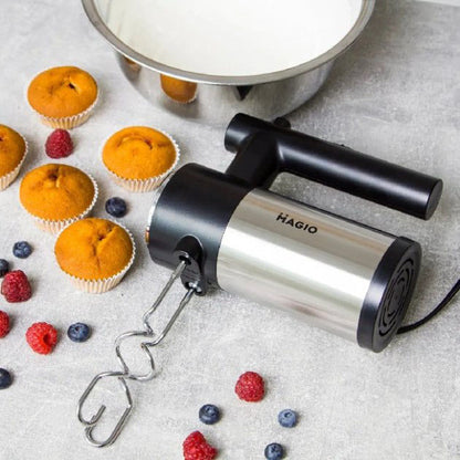 Миксер ручной MAGIO МG-231 300 Вт, миксер для взбивания, ручной миксер для кухни, миксер для кухни
