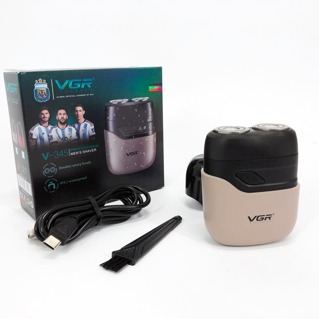 Электробритва VGR V-345. Цвет: серый