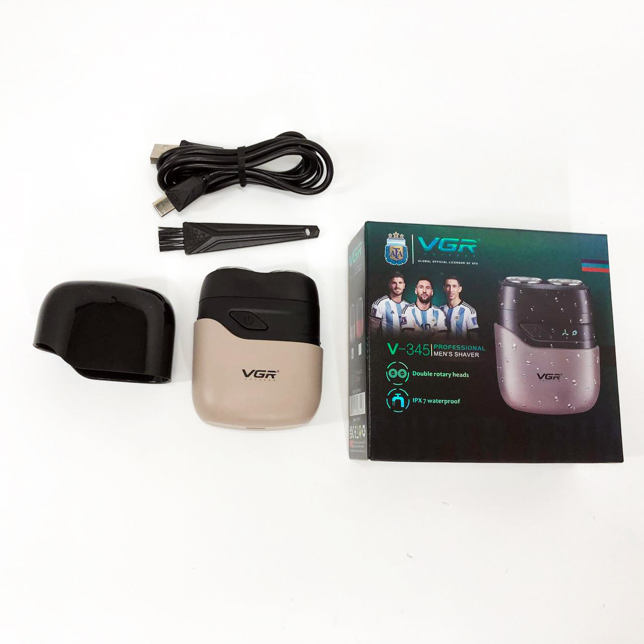 Электробритва VGR V-345. Цвет: серый