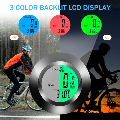 Велокомпьютер 995/997 проводной 22 функции с подсветкой водонепроницаемый