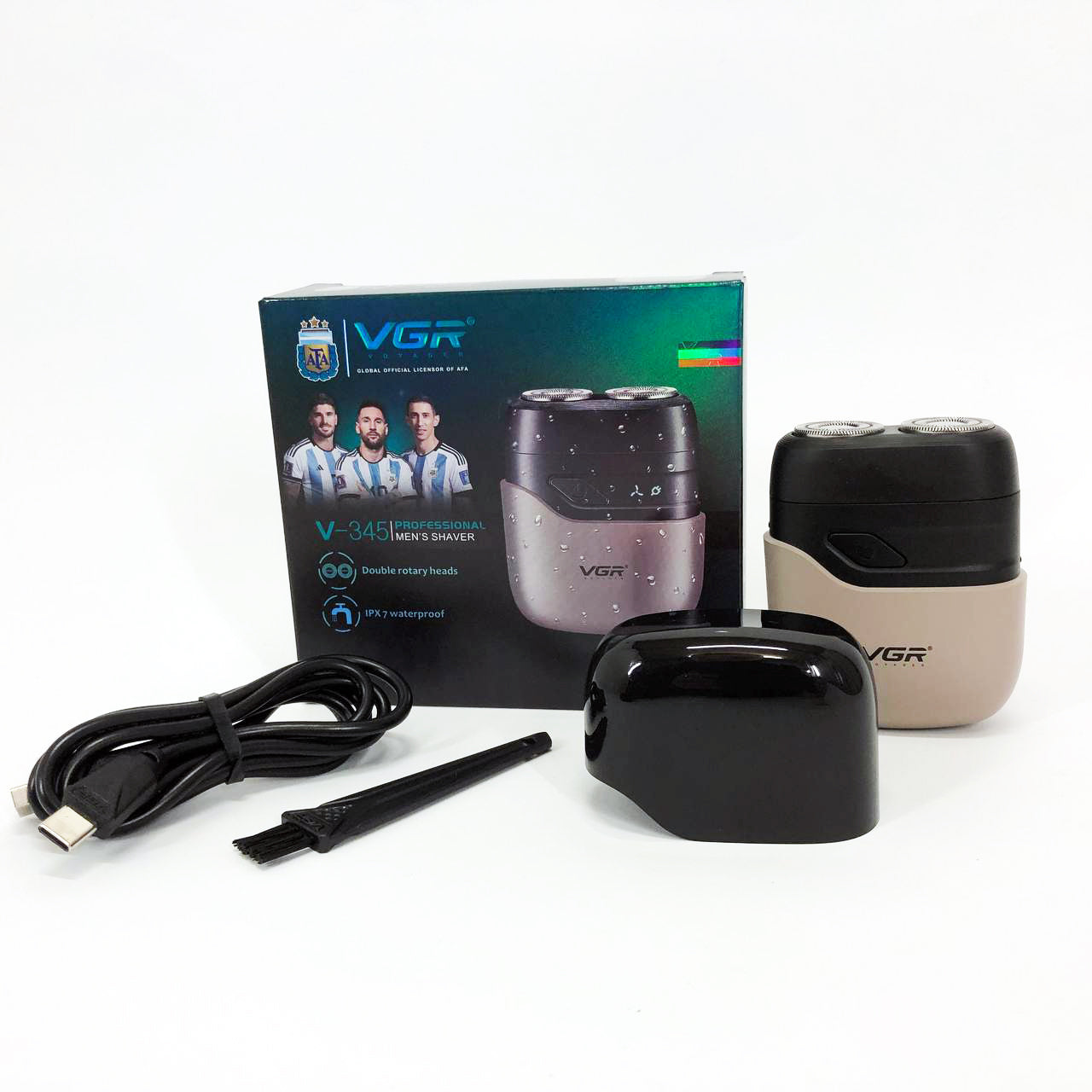 Электробритва VGR V-345. Цвет: серый