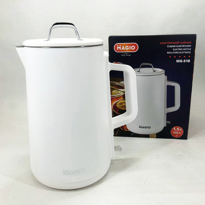 Электрочайник-термос MAGIO MG-518, 1,5л, 1500Вт