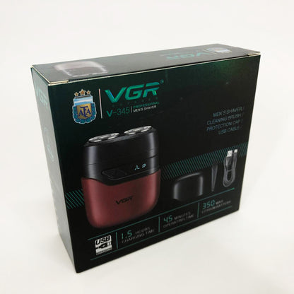 Электробритва VGR V-345. Цвет: красный