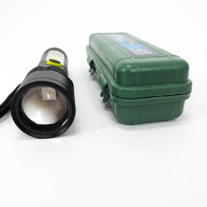 Фонарик BN-537-TG+COB (White+red), Тактичный фонарь ручной, Топ-фонарик, Фонарик полис