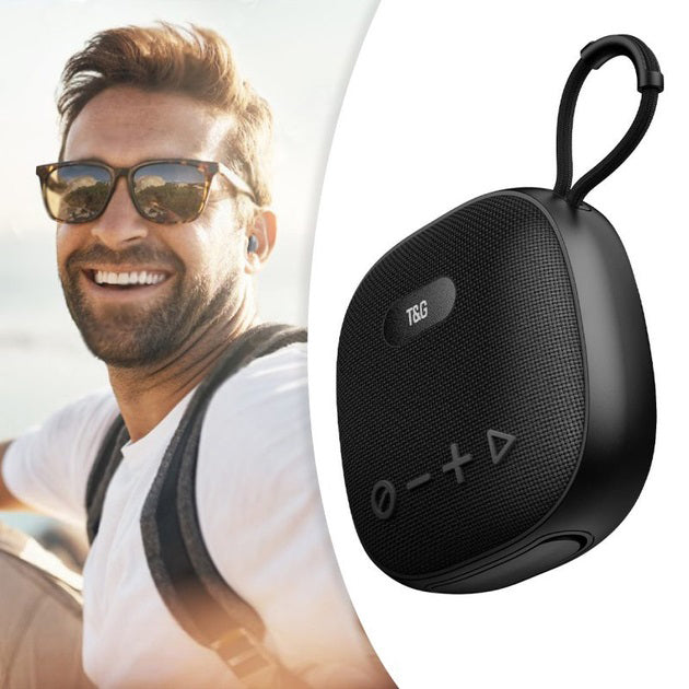 Колонка-Bluetooth с наушниками TG813. Цвет: черный