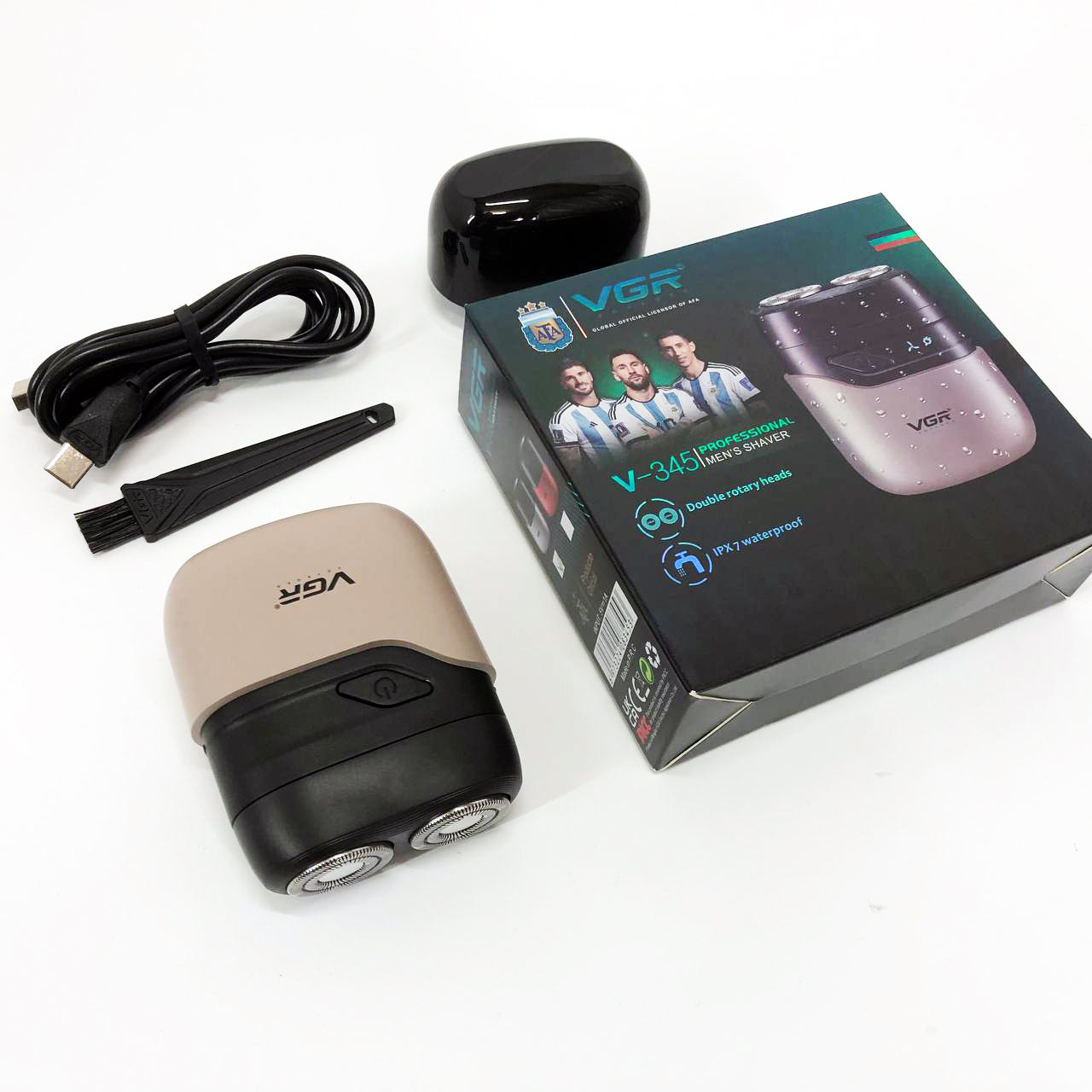 Электробритва VGR V-345. Цвет: серый
