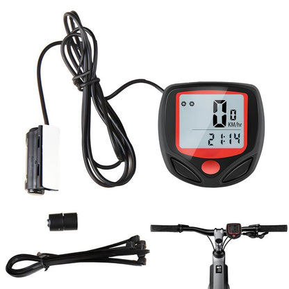 Велокомпьютер SB-318/2016, подсветка дисплея, 15 функций