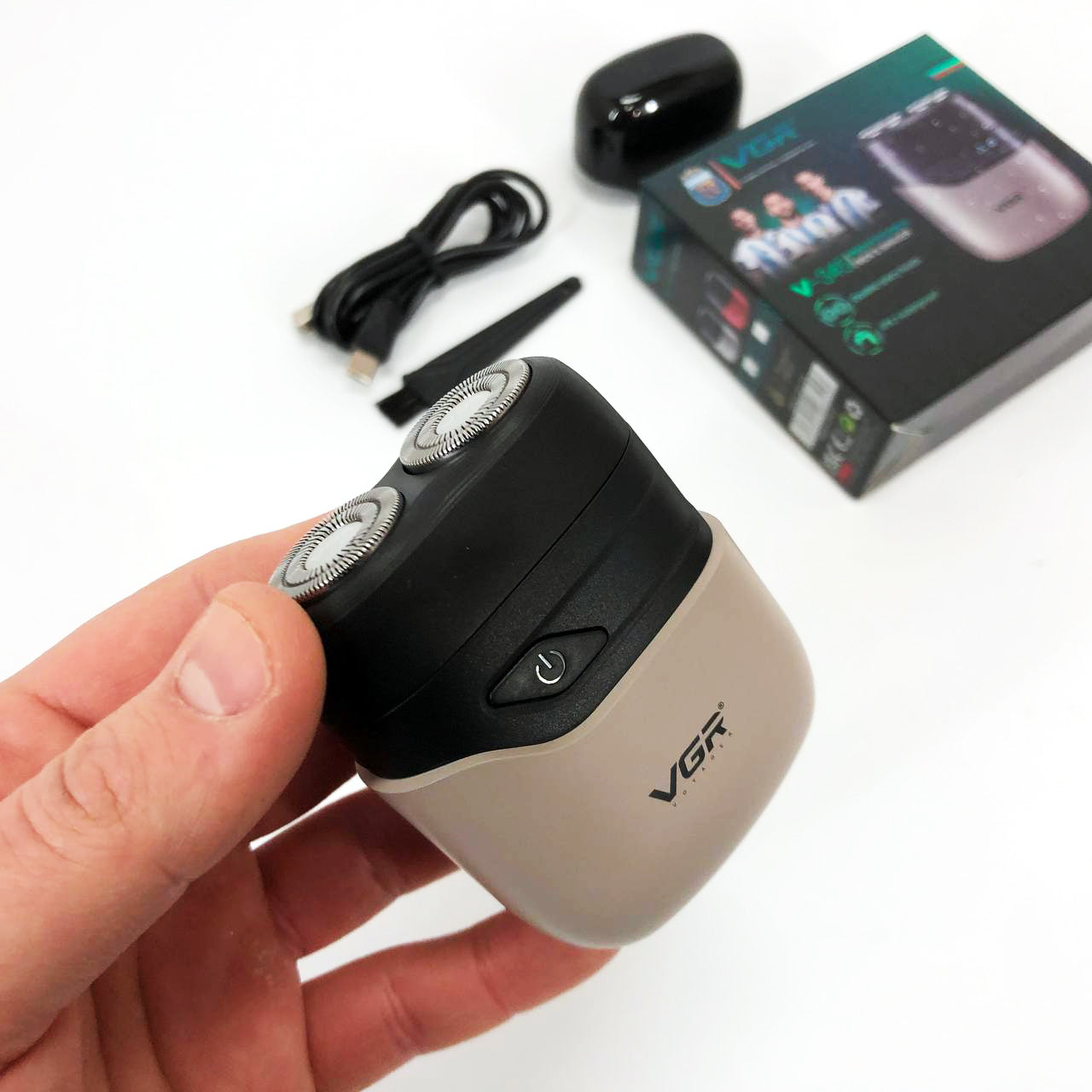 Электробритва VGR V-345. Цвет: серый