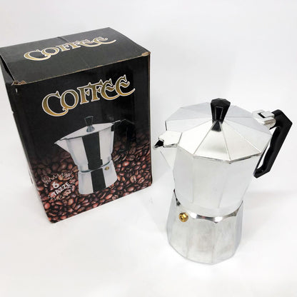 Кофеварка гейзерная из нержавеющей стали UNIQUE UN-1912 270 мл, Гейзерная кофеварка 3 чашки