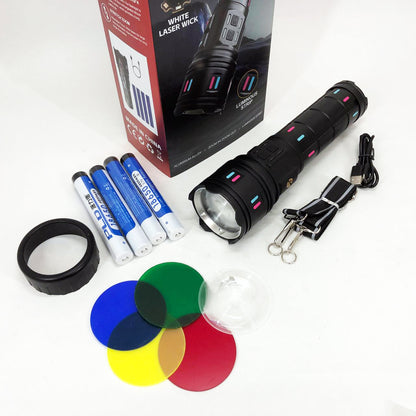 Фонарь AK177-WHITE LASER LED PM60-TG, Топ-фонарик фонарик светодиодный аккумуляторний портативный