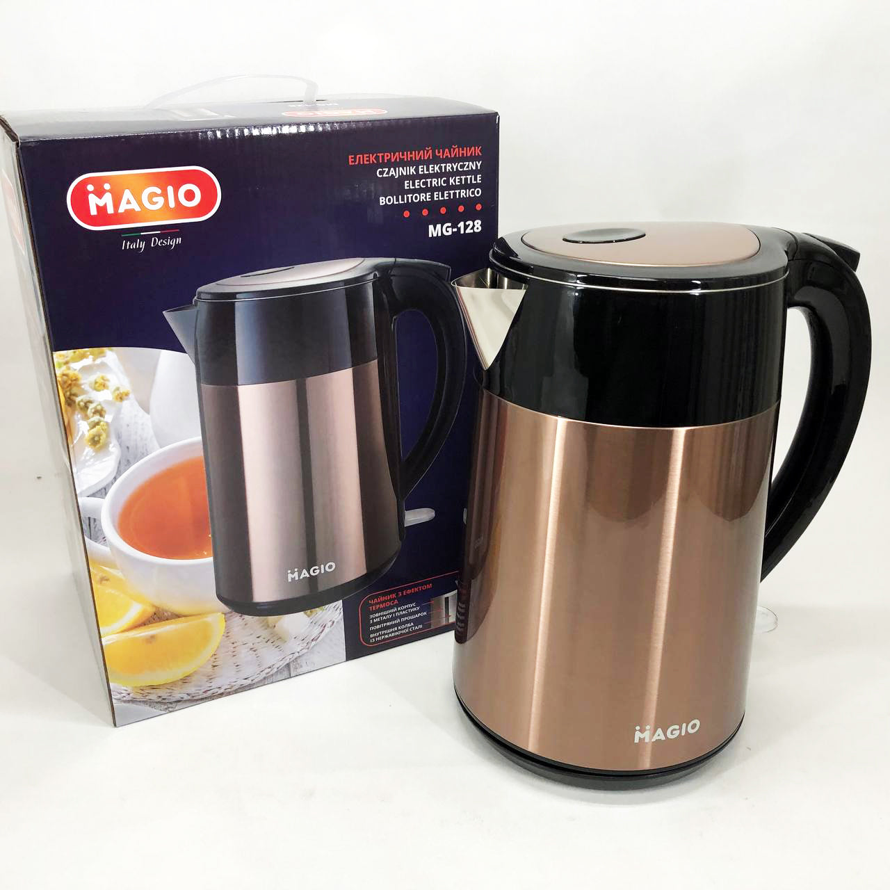 Электрочайник-Термос MAGIO MG-128 1.8 л 1850 Вт