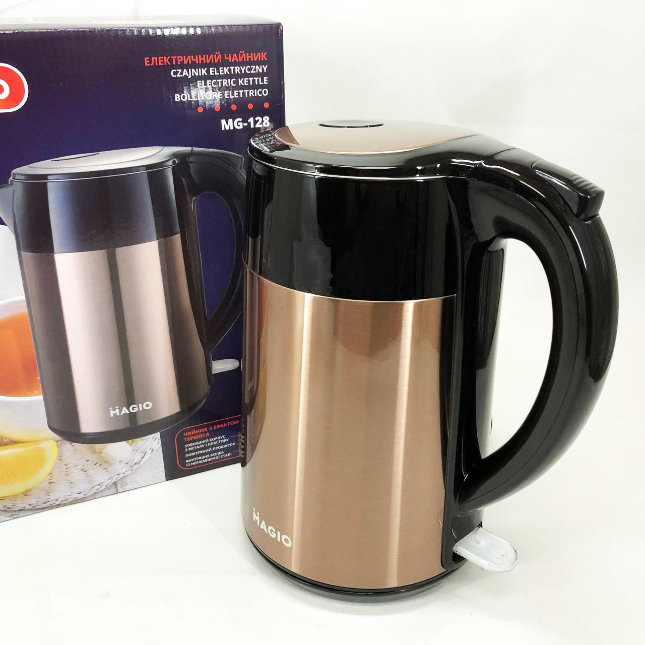 Электрочайник-Термос MAGIO MG-128 1.8 л 1850 Вт