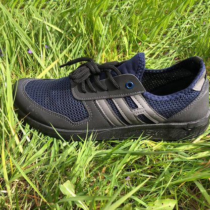 Модні універсальні кросівки із сітки 41 розмір. Чоловічі кросівки з тканини, що дихають. Модель 48177. Колір: синій 