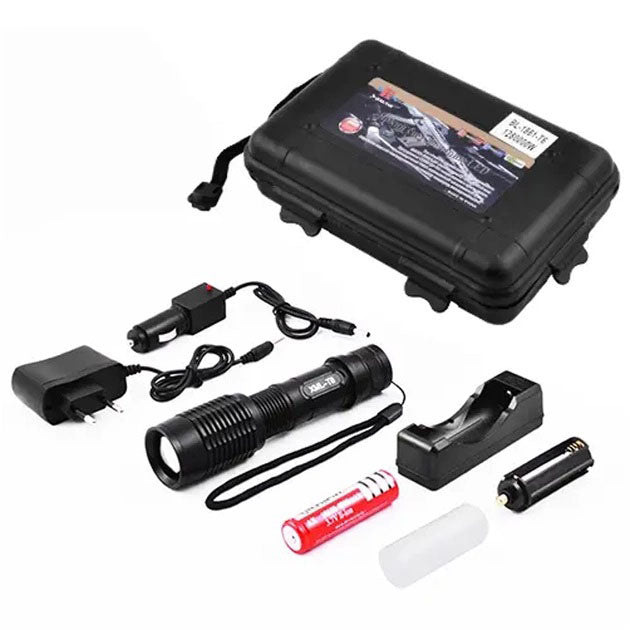 Аккумуляторный тактический фонарь Police BL-1861-T6, фонарик тактический ручной для охоты