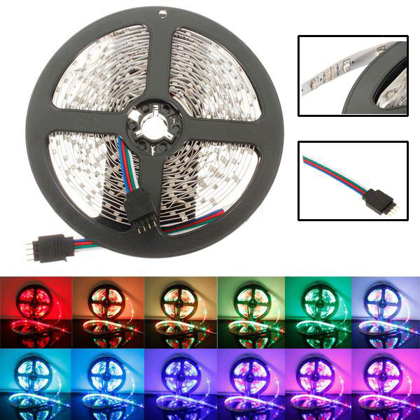 Светодиодная лента SMD 5050 RGB LED 2 м IP65 с пультом и блоком питания USB, 2м, Лента светодиодная 5050