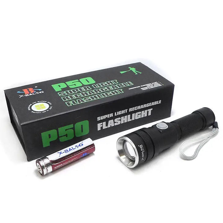 Фонарь аккумуляторный Bailong BL-611-P50, Фонарик полис, Тактичный фонарь, Ручной фонарик led